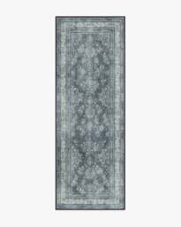 Maelyn Charcoal & Neutral Rug - 75x215 - Machine Washable Area Rug - Kid & Pet Friendly - Indoor Rugs - Ruggable - thumbnail 1