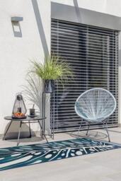 Panama Teal Blue Outdoor Rug - 75x215 - Machine Washable Area Rug - Kid & Pet Friendly - Outdoor Rugs - Ruggable - thumbnail 2