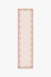 Fringe Pink & Ivory Rug by Gray Malin - 60x90 - Machine Washable Area Rug - Kid & Pet Friendly - Indoor Rugs - Ruggable - thumbnail 2