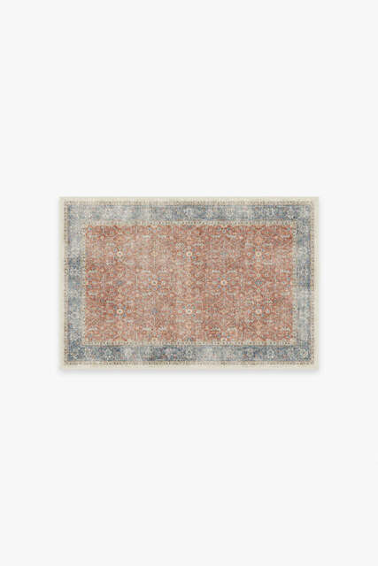Celestine Coral Rug - 60x90 - Machine Washable Area Rug - Kid & Pet Friendly - Indoor Rugs - Ruggable - image 1