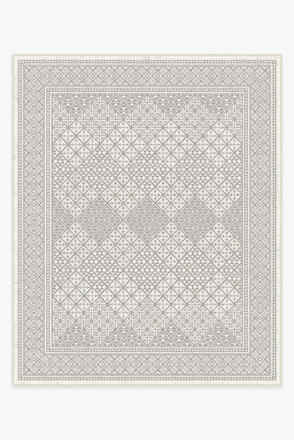 Loseta Grey Outdoor Rug - 245x305 - Machine Washable Area Rug - Kid & Pet Friendly - Outdoor Rugs - Ruggable - image 1