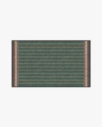 Fruit Stripe Spruce Green Rug by Morris & Co. - 60x90 - Machine Washable Area Rug - Kid & Pet Friendly - Indoor Rugs - Ruggable - thumbnail 2