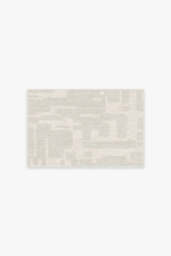 Holme Pearl Flatwoven Rug Beige - 60x90 - Machine Washable Area Rug - Kid & Pet Friendly - Indoor Rugs - Ruggable - thumbnail 1