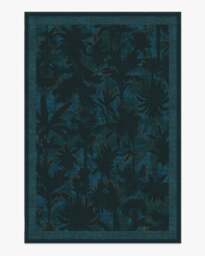 Twilight Forest Midnight Rug by Matthew Williamson - 185x275 - Machine Washable Area Rug - Kid & Pet Friendly - Indoor Rugs - Ruggable - thumbnail 1
