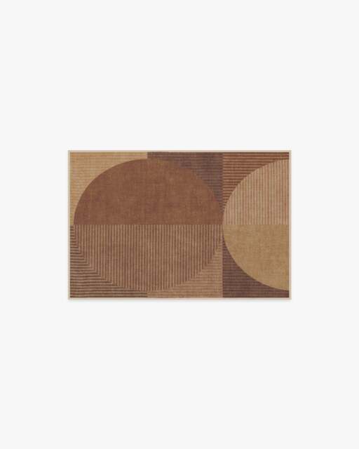 Harlow Copper & Brown Flatwoven Rug - 60x90 - Machine Washable Area Rug - Kid & Pet Friendly - Indoor Rugs - Ruggable - image 1