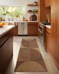 Harlow Copper & Brown Flatwoven Rug - 60x90 - Machine Washable Area Rug - Kid & Pet Friendly - Indoor Rugs - Ruggable - thumbnail 2