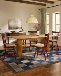 Stonefruit Blue Rug - 60x90 - Machine Washable Area Rug - Kid & Pet Friendly - Indoor Rugs - Ruggable - thumbnail 2