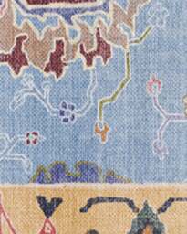 Mehr Soft Blue & Yellow Outdoor Rug - 150x215 - Machine Washable Area Rug - Kid & Pet Friendly - Indoor Rugs - Ruggable - thumbnail 3