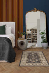 Odette Dark Wood Rug Black - 60x90 - Machine Washable Area Rug - Kid & Pet Friendly - Indoor Rugs - Ruggable - thumbnail 3