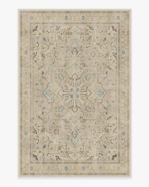 Kamran Ivory Opal Rug - 185x275 - Machine Washable Area Rug - Kid & Pet Friendly - Indoor Rugs - Ruggable - image 1