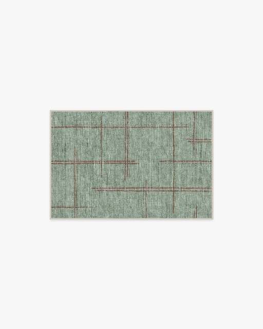 Stellan Sage Flatwoven Rug - 60x90 - Machine Washable Area Rug - Kid & Pet Friendly - Indoor Rugs - Ruggable - image 1