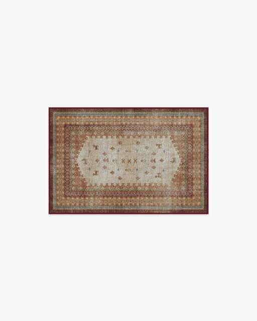 Mitra Multicolour Flatwoven Rug by Martyn Lawrence Bullard Brown - 60x90 - Machine Washable Area Rug - Kid & Pet Friendly - Indoor Rugs - Ruggable - image 1