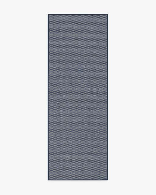 Tillie Solid Soft Navy Re-Jute Rug - 75x215 - Machine Washable Area Rug - Kid & Pet Friendly - Indoor Rugs - Ruggable - image 1