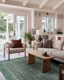 Cyrus Sage Rug - 75x215 - Machine Washable Area Rug - Kid & Pet Friendly - Indoor Rugs - Ruggable - thumbnail 2