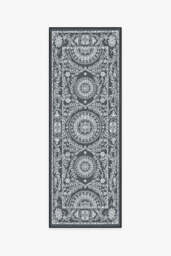 Fontaine Black Outdoor Rug - 75x215 - Machine Washable Area Rug - Kid & Pet Friendly - Outdoor Rugs - Ruggable - thumbnail 1