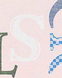 Easy as ABC Pink Rug - 90x150 - Machine Washable Area Rug - Kid & Pet Friendly - Indoor Rugs - Ruggable - thumbnail 2
