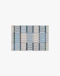 Quincy Soft Blue Rug - 60x90 - Machine Washable Area Rug - Kid & Pet Friendly - Indoor Rugs - Ruggable - thumbnail 1
