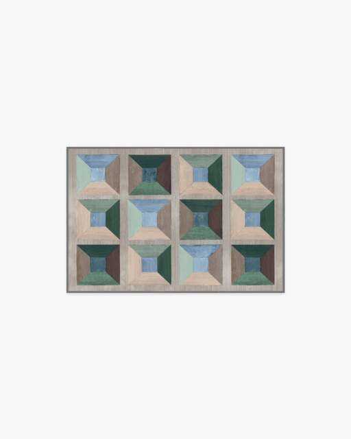 Hedra Soft Teal Flatwoven Rug - 60x90 - Machine Washable Area Rug - Kid & Pet Friendly - Indoor Rugs - Ruggable - image 1