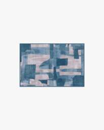 Kasbah Blue Flatwoven Rug - 60x90 - Machine Washable Area Rug - Kid & Pet Friendly - Indoor Rugs - Ruggable - thumbnail 1