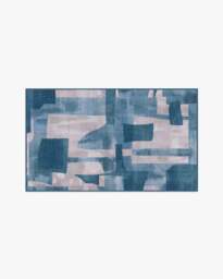 Kasbah Blue Flatwoven Rug - 60x90 - Machine Washable Area Rug - Kid & Pet Friendly - Indoor Rugs - Ruggable - thumbnail 2