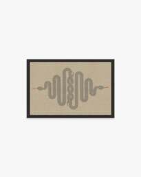 Venom Neutral Flatwoven Rug by Jonathan Adler - 60x90 - Machine Washable Area Rug - Kid & Pet Friendly - Indoor Rugs - Ruggable - thumbnail 1