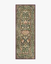 Lodden Soft Evergreen & Gold Rug by Morris & Co. - 75x215 - Machine Washable Area Rug - Kid & Pet Friendly - Indoor Rugs - Ruggable