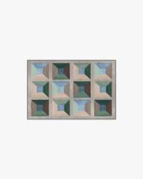 Hedra Soft Teal Rug - 60x90 - Machine Washable Area Rug - Kid & Pet Friendly - Indoor Rugs - Ruggable - thumbnail 1