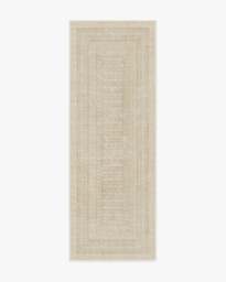 Cyrus Beige Ivory Rug - 75x215 - Machine Washable Area Rug - Kid & Pet Friendly - Indoor Rugs - Ruggable - thumbnail 1