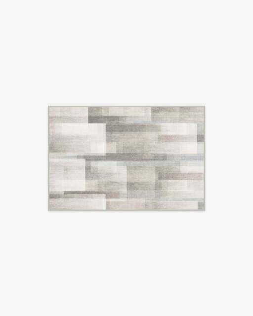 Solar Drift Warm Grey Flatwoven Rug - 60x90 - Machine Washable Area Rug - Kid & Pet Friendly - Indoor Rugs - Ruggable - image 1
