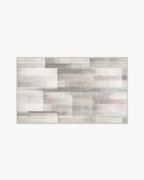 Solar Drift Warm Grey Flatwoven Rug - 60x90 - Machine Washable Area Rug - Kid & Pet Friendly - Indoor Rugs - Ruggable - thumbnail 2