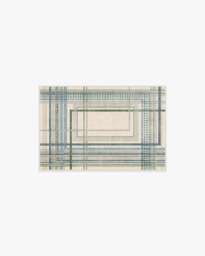 Callie Blue & Green Rug - 60x90 - Machine Washable Area Rug - Kid & Pet Friendly - Indoor Rugs - Ruggable - thumbnail 1