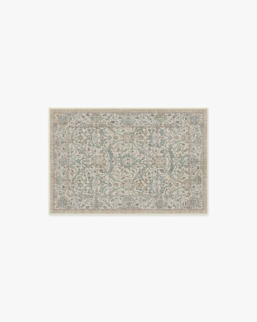 Montreal Natural Jade Flatwoven Rug by Morris & Co. - 60x90 - Machine Washable Area Rug - Kid & Pet Friendly - Indoor Rugs - Ruggable - image 1
