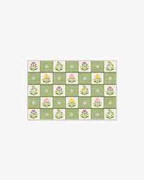 Cottage Trellis Sage Rug - 60x90 - Machine Washable Area Rug - Kid & Pet Friendly - Indoor Rugs - Ruggable - thumbnail 1