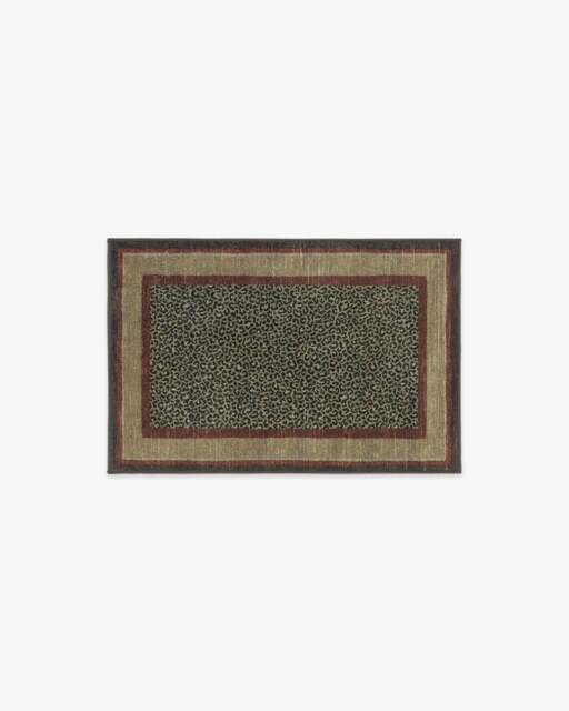 Panthera Tan & Rust Rug by ScalamandrÃ© - 60x90 - Machine Washable Area Rug - Kid & Pet Friendly - Indoor Rugs - Ruggable