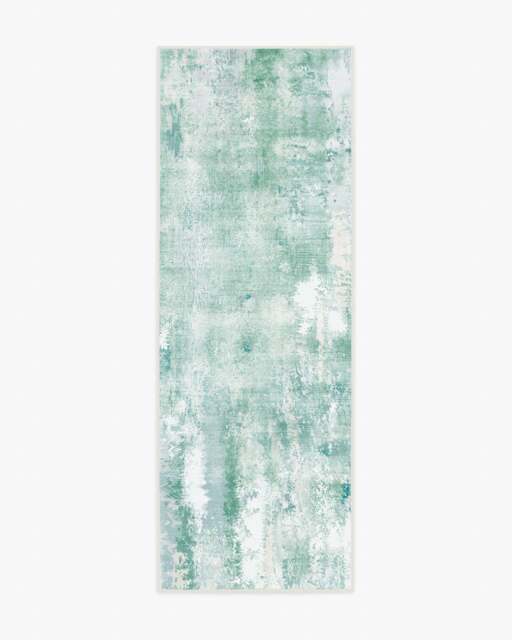 Alister Pearl & Green Rug - 75x215 - Machine Washable Area Rug - Kid & Pet Friendly - Indoor Rugs - Ruggable - image 1