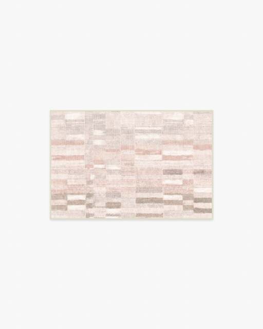 Zellige Neutral Flatwoven Rug - 60x90 - Machine Washable Area Rug - Kid & Pet Friendly - Indoor Rugs - Ruggable - image 1
