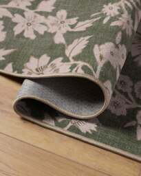 Brenna Olive Green & Cream Rug - 60x90 - Machine Washable Area Rug - Kid & Pet Friendly - Indoor Rugs - Ruggable - thumbnail 3
