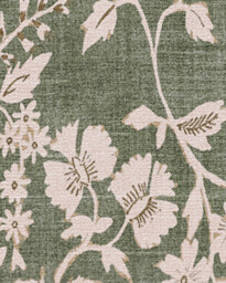 Brenna Olive Green & Cream Rug - 60x90 - Machine Washable Area Rug - Kid & Pet Friendly - Indoor Rugs - Ruggable - thumbnail 2