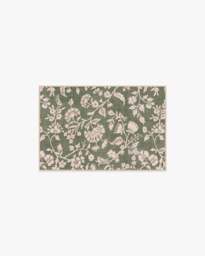 Brenna Olive Green & Cream Rug - 60x90 - Machine Washable Area Rug - Kid & Pet Friendly - Indoor Rugs - Ruggable - thumbnail 1