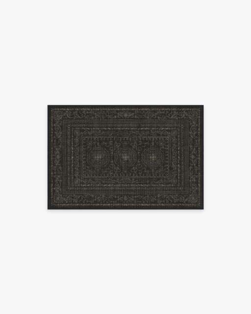 Gisele Soft Black Rug - 60x90 - Machine Washable Area Rug - Kid & Pet Friendly - Indoor Rugs - Ruggable - image 1