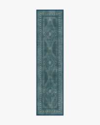 Nomad Blue Flatwoven Rug by Martyn Lawrence Bullard - 75x305 - Machine Washable Area Rug - Kid & Pet Friendly - Indoor Rugs - Ruggable - thumbnail 1