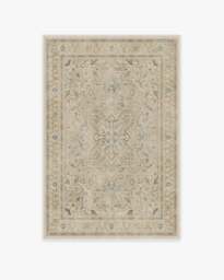 Kamran Ivory Opal Flatwoven Rug - 120x185 - Machine Washable Area Rug - Kid & Pet Friendly - Indoor Rugs - Ruggable - thumbnail 1