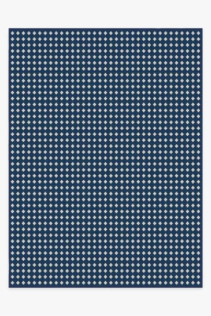 Adde Navy Outdoor Rug - 275x365 - Machine Washable Area Rug - Kid & Pet Friendly - Indoor Rugs - Ruggable - image 1
