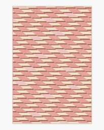Tess Soft Pink Flatwoven Rug - 185x275 - Machine Washable Area Rug - Kid & Pet Friendly - Indoor Rugs - Ruggable - thumbnail 1
