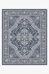 Allura Soft Navy Outdoor Rug - 245x305 - Machine Washable Area Rug - Kid & Pet Friendly - Indoor Rugs - Ruggable