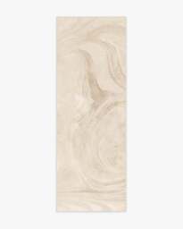 Marble Golden Ivory Flatwoven Rug - 75x215 - Machine Washable Area Rug - Kid & Pet Friendly - Indoor Rugs - Ruggable - thumbnail 1
