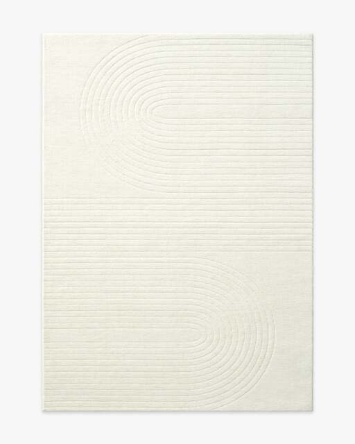 Arlo Soft White Plush Rug - 150x215 - Machine Washable Area Rug - Kid & Pet Friendly - Indoor Rugs - Ruggable - image 1