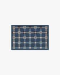 Maja Navy Multicolour Rug - 60x90 - Machine Washable Area Rug - Kid & Pet Friendly - Indoor Rugs - Ruggable - thumbnail 1