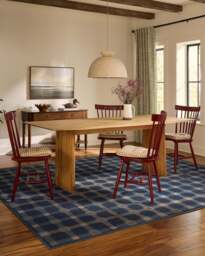 Maja Navy Multicolour Rug - 60x90 - Machine Washable Area Rug - Kid & Pet Friendly - Indoor Rugs - Ruggable - thumbnail 2