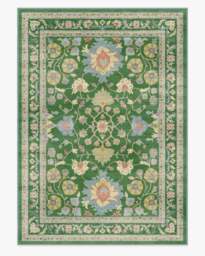Calabria Green Rug - 60x90 - Machine Washable Area Rug - Kid & Pet Friendly - Indoor Rugs - Ruggable - thumbnail 2